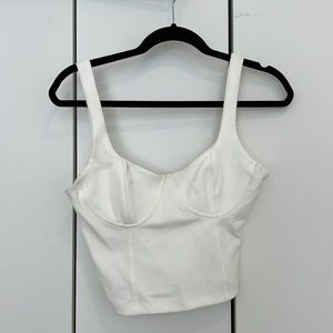 Zara white tank